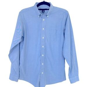 Brooks Brothers Men’s button down non iron supine cotton sz 20 Blue workwear
